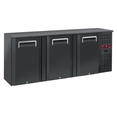 Refroidisseur de bouteilles 3 portes, 500 litres, pieds réglables RLB3-3P